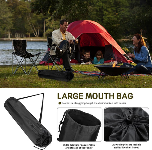 Camping Chair Replacement Bag for Coleman Portable Folding Chair Carry Bag with Shoulder Strap, Protective Carrying Chair Bag for Travel Outdoor C...