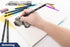 Pacific Arc Premium Charcoal Drawing Pencils for Artists - 6 Pieces Soft Medium and Hard - Charcoal Pencils for Drawing, Sketching and Shading - G...