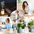 SmartDevil Small Humidifier, 600ml Portable Mini Humidifier, USB Personal Desk Humidifier for Bedroom, Plants, Office, Travel, Nightstand with Nig...