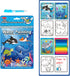 3 Pack Water Coloring Books for Toddlers, Reusable Paint with Water Books for Kids Ages 3-5, Water Painting Book Educational Learning Toddlers Tra...