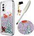for Galaxy A14 5G Phone Case Samsung Galaxy A14 5G Case Christmas Cover Glitter Sparkle Liquid Floating Case Shockproof Clear Soft TPU Bumper Case...