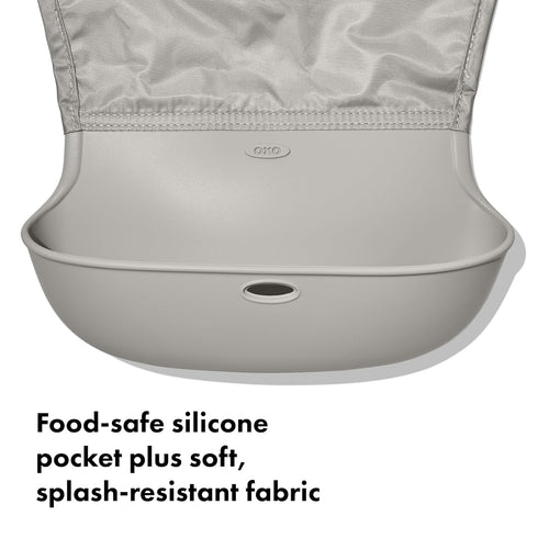 OXO Tot Roll-Up Bib - 2 Pack - Drizzle and Blossom...