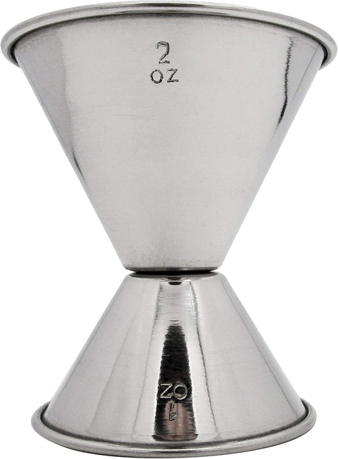 Hudson & Lane Stainless Steel Cocktail Barware Double Measuring Jigger 1 oz x 2 oz...