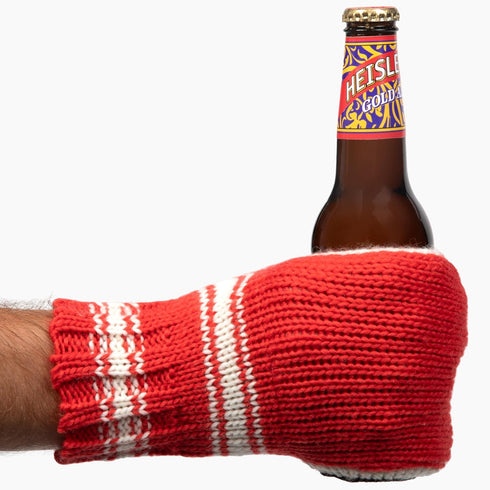 Suzy Mitt, The Original Knit Can Cozy, Perfect for White Elephant Gift, Yankee Swap, Christmas Beer Gifts, and Tailgating...