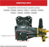 Simpson Cleaning 7105921 Replacement Crankcase Side Cover Kit for Pressure Washer Pumps, Black...