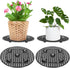 4 Pieces Potted Plant Stand Holder, Large Planter Holder,Heavy Duty Indoor Outdoor Garden Patio Flower Pot Stands 12 Inch...