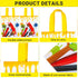24 Pack Paint Party Favor Bags Non Woven Art Party Gift Bags Kids Art Paint Treat Goodie Bags Paintbrush Splatter Tote Bags for Paint Theme Birthd...