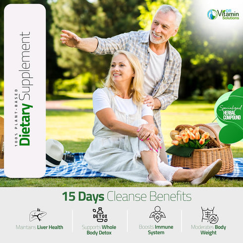Dr Vitamin Professional Detox Cleanse for Weight Loss and Belly Fat, 15 Day Colon Cleanse, Body Detox, Gut Health, Bloating Relief and Weight Loss...