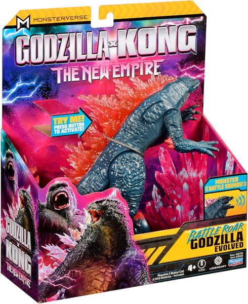 Godzilla x Kong 7" Battle Roar Godzilla Figure by Playmates Toys...