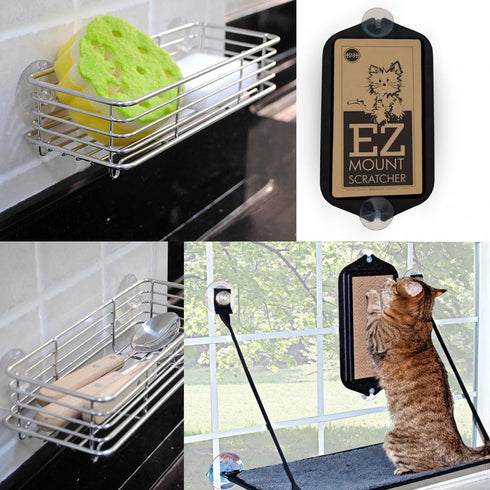 Whaline 20 Packs Clear Suction Cup PVC Plastic Sucker Pads Without Hooks Shower Caddy Connectors Suction Cups Plastic Heavy Strength Clear Sucker ...