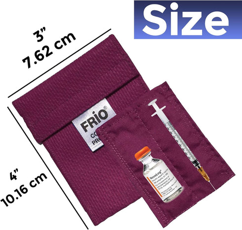FRIO Mini Insulin Cooling Wallet - High End and Low Profile Design Insulin Bag for Stress Free Insulin Cooling - On The Go Travel Case...