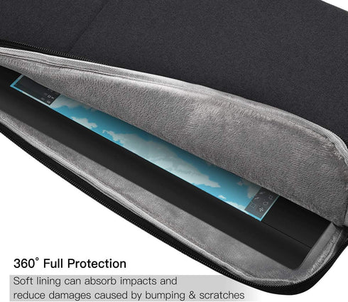 Waterproof Drawing Tablet Sleeve Case Bag for XP-Pen Deco 01 V2/ Artist12 Pro, Huion H610 Pro/ HS610 HS611, UGEE M708, Wacom One, GAOMON PD1161, B...