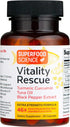 Vitality Rescue Omega 3 and Turmeric Supplement w/Bioperine, CurcuWin 46X Superior Absorption Curcumin to Support Workout Recovery, Joint, Muscle,...