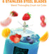 Portable Blender, USB Rechargeable, 6 Stainless Steel Blades, Mini Blender for Kitchen, Travel and Sport...