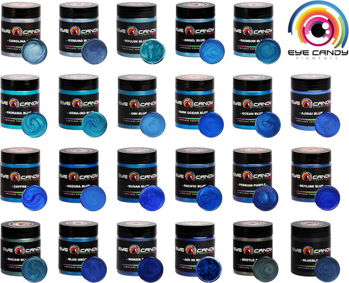 Eye Candy Premium Mica Powder Pigments | Multipurpose DIY Arts and Crafts Additive | Acrylic, Woodworking, Bath Bombs, Resin, Epoxy, Soap, Fishing...