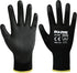 DULFINE Ultra-Thin PU Coated Work Gloves-12 Pairs,Excellent Grip,Nylon Shell Black Polyurethane Coated Safety Work Gloves, Knit Wrist Cuff,Ideal f...