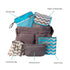 J.L. Childress 5-in-1 Diaper Bag Organizer for Diaper Bag, Purse or Travel Bag, 5 Piece Set, Grey/Chevron...