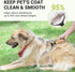 MIU COLOR Pet Grooming Brush, 2 Sided Undercoat Rake for Dogs & Cats, Professional Deshedding Brush and Dematting Tool, Effective Removing Knots, ...