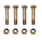 4-Pack 710-0890 Snowblowers Shear Bolts and Nuts Replaces MTD Cub Cadet Troy-Bilt 710-0890a 910-0890A SnowThrower...
