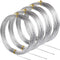 4 Pack 16 Gauge Aluminum Wire 131.2Ft Silver Aluminum Wire 1.5mm Metal Craft Armature Bendable Wires Metal 16 Gauge Wires for Jewelry Making Craft...