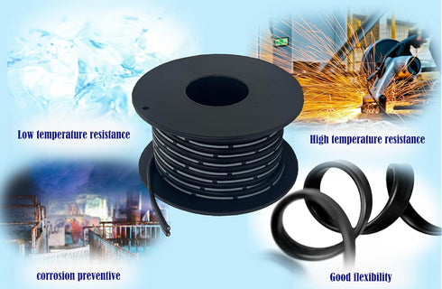 3P 28AWG Flat Ribbon cable, 100Ft/30m length Flexible Electrical Wire, 28 Gauge Stranded Tinned Copper Wire, silicone insulation layer up to 200? ...