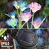 Solar Garden Flower Lights?LED Solar Powered Stake Landscape Lights?Outdoor Waterproof Decorative Lights for Yard,Patio,Lawn,Pathway Decoration (2...