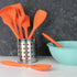 Chef Craft Premium Silicone Spoon Spatula, 11.5", Orange...