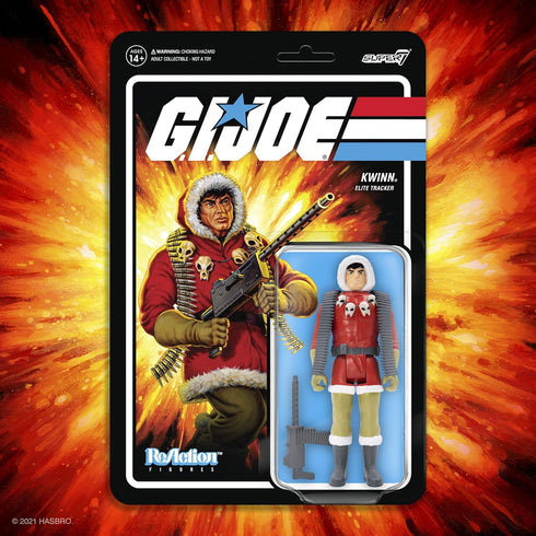 Super7 G.I. Joe Kwinn - 3.75" G.I. Joe Action Figure with Accessory Classic Cartoon Collectibles and Retro Toys...