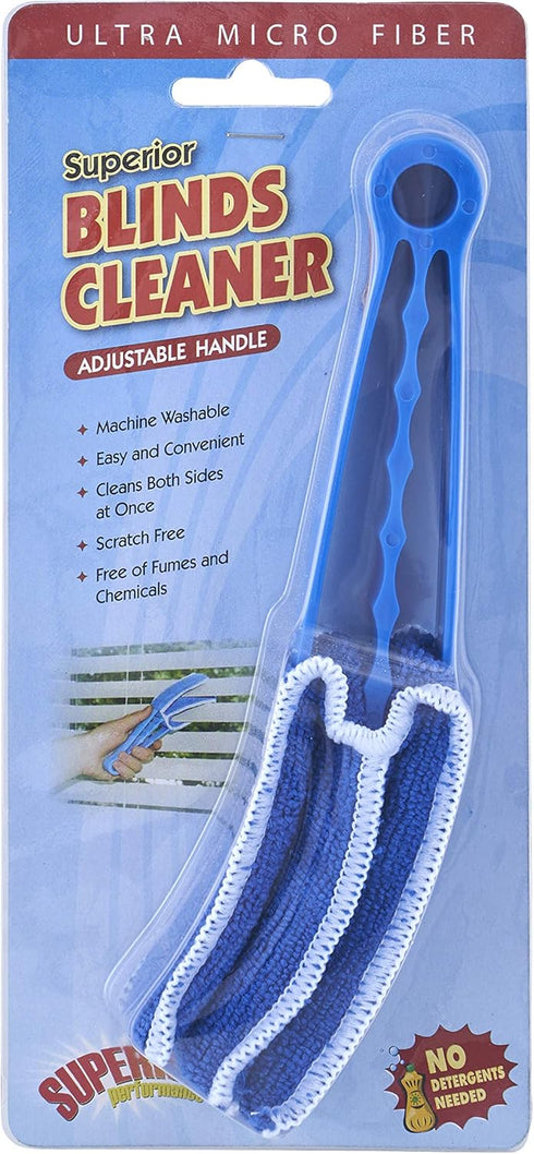 Blind Cleaner Duster Tool, Fan Blade Cleaner, Air Duct Cleaning Tools, Blue Window Blinds Cleaner with Microfiber Sleeve for Fans, Window Blinds, ...