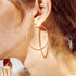 60Pcs Hoop Earring Findings Stainless Steel Earrings Beading Round Earrings Hypoallergenic Circle Earring Open Beading Hoop for Jewelry Making DIY...