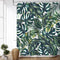 LIVILAN Green Plant Shower Curtain, Botanical Leaf Pattern, 72X72 inches - Jungle Bathroom Decor with 12 Hooks...