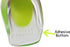 2 Pack - KidSole Shock Absorbing Lightweight Gel Heel Cups For Kid's With Sensitive Heels, Heel Spurs, Plantar Fasciitis, or Ankle Pain (Green Tod...