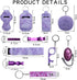 Keychain Set for Women and Girls 11 Pcs Cute Keychains For Women Including Pom Pom, Credit Card Puller...