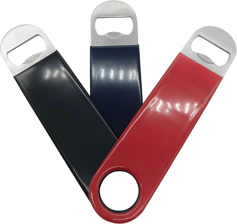 3 Pack Bottle Openers,Beer Bottle Openers, Speed Openers, Stainless Steel Flat Bottle Opener with Exquisite Packaging, for Kitchen, Bar or Restaur...