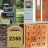 DXCYZ 3 Inch Tall Number Stencils Kit 0-9 Address Number Stencil, 10PCS Reusable Plastic Painting Number Templates for Mailbox Signs, Door, Cars, ...