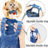 Dog Shirts Clothes Dog Denim Overalls, Fashion Pet Jean Overalls Apparel, Comfortable Puppy Costumes for Small Medium Dogs&Cat, Dog Denim Shirts, ...