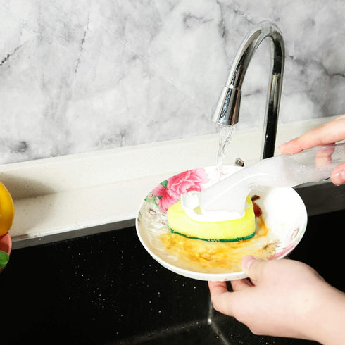 Dishwand Refill Sink Clean Sponge Brush Refill Replacement Heads Non-Scratch Kitchen Dish Scrubber Pads...