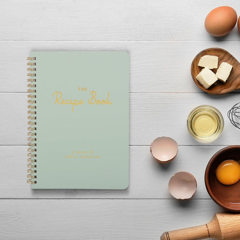 ZICOTO Aesthetic Blank Recipe Book - The Perfect Recipe Notebook to Write in Your Own Recipes - Simplified Blank Cookbook to Organize Your Recipes...
