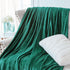 Walensee Fleece Blanket Plush Throw Fuzzy Lightweight (Throw Size 50x60 Emerald Green) Super Soft Microfiber Flannel Blankets for Couch, Bed, Sofa...