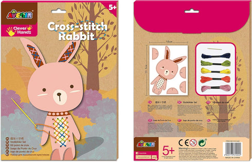 Avenir – CH1442 Cross Stitch Bunny, Pink (7)...