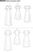 New Look Pattern N6594 Misses' Dress in Three Lengths, Various, White...