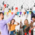 Zonon 25 Pieces Musical Note Hanging Swirl Music Foil Whirl Theme Party Decoration Cutout Spiral for Wedding Baby Shower Birthday Party Supplies (...