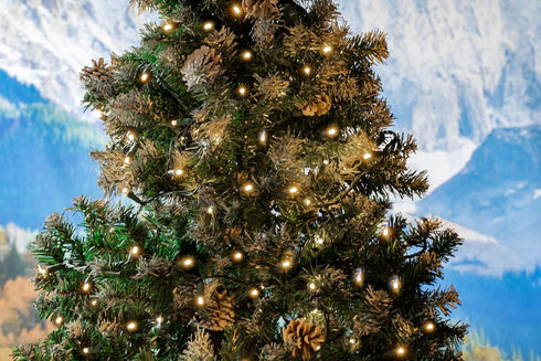 Novelty Lights 34FT 100 LED Christmas String Lights, Tree Lights Indoor Outdoor Commercial Grade LED Mini Light Set With 40,000 Hours Rating, Chri...