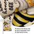 Home is Where My Honey Bumble Bee Gnome Decorative Garden Flag, House Yard Spring Summer Outside Decor, Outdoor Small Burlap Decoration Double Sid...