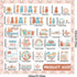 28PCS Hippie Today is A Great Day to Mindset Bulletin Board Set for Classroom Groovy Encouraging Paper Bulletin Board Decoration Set Hippie Cutout...
