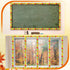 68.9 Feet Autumn Leaves Border Bulletin Board Border Flower Beach Sun Eucalyptus Paw Flag Hat Balloon Sailboat for Classroom Boards Wall Decor...
