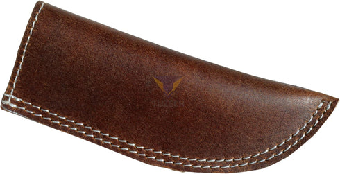 Tuzech Handmade Leather Hot Handle, Pan Handle Potholder, Double Layered Stitched, Slides On/Off Easily onto Metal Skillet Grips, Essential Cookwa...