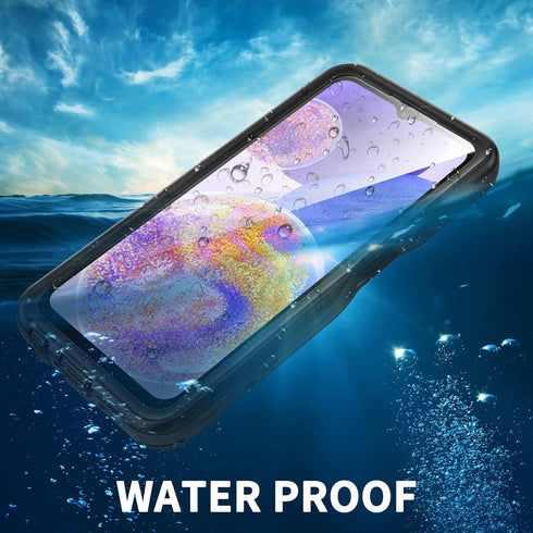 for Samsung Galaxy A23 5G Case, Waterproof Phone Case with Built-in Screen Protector and Lanyard, Full Body Underwater Dustproof Shockproof Rugged...