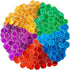 SEETOOOGAMES Magnetic Bingo Chips Counters - 500 Pieces Transparent Counting Game Chips - Clear Plastic Math Markers for Classroom - Mixed color...