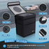 K KNODEL 2 Gallon Black Leak-Proof Waterproof Car Trash Can with Lid...